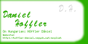 daniel hoffler business card