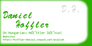 daniel hoffler business card